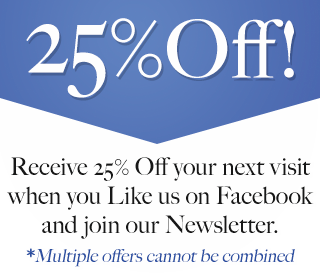 25% Off Your next visit